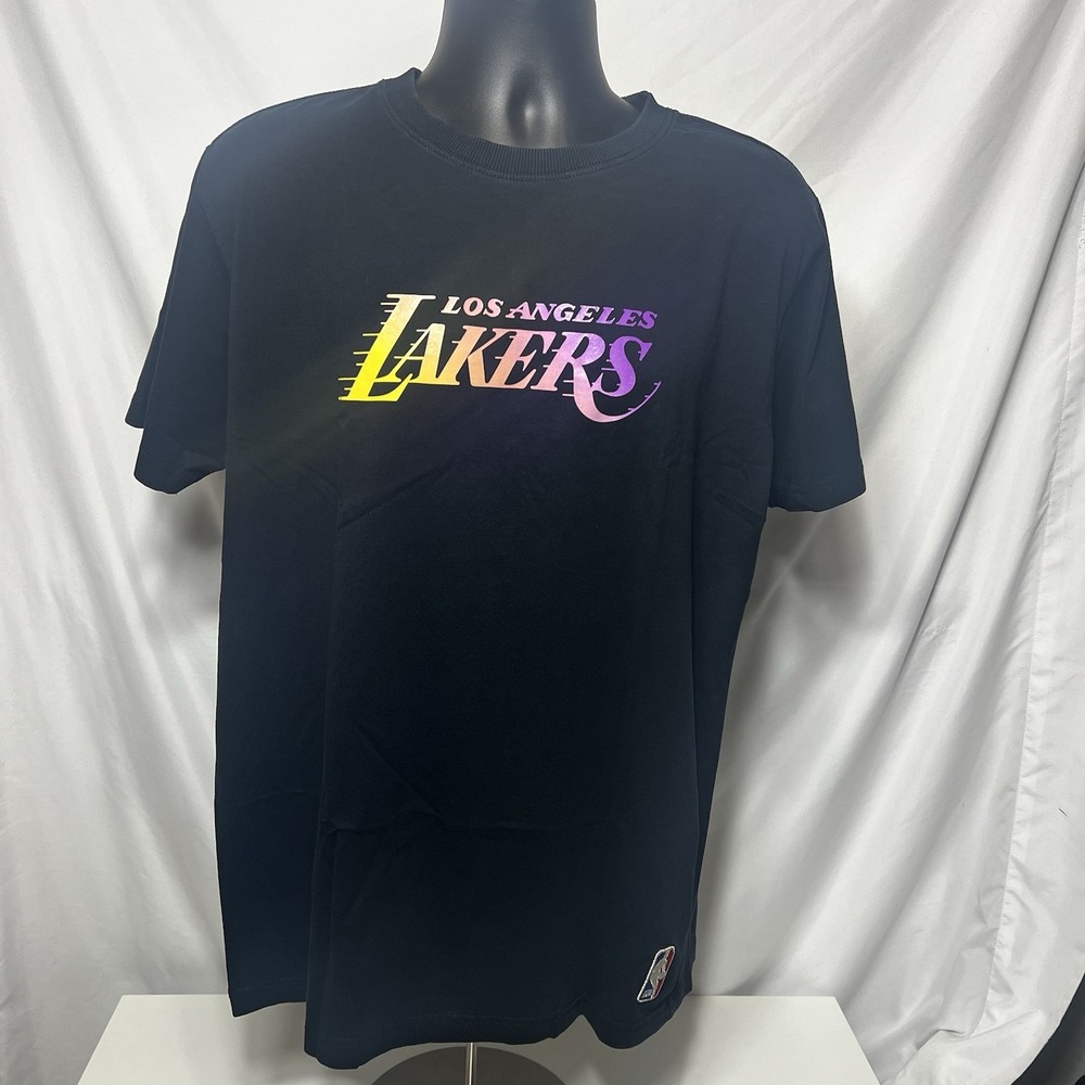 MARCELO BURLON LAKERS LOGO CREWNECK T-SHIRT Size Large BURLON X LAKERS